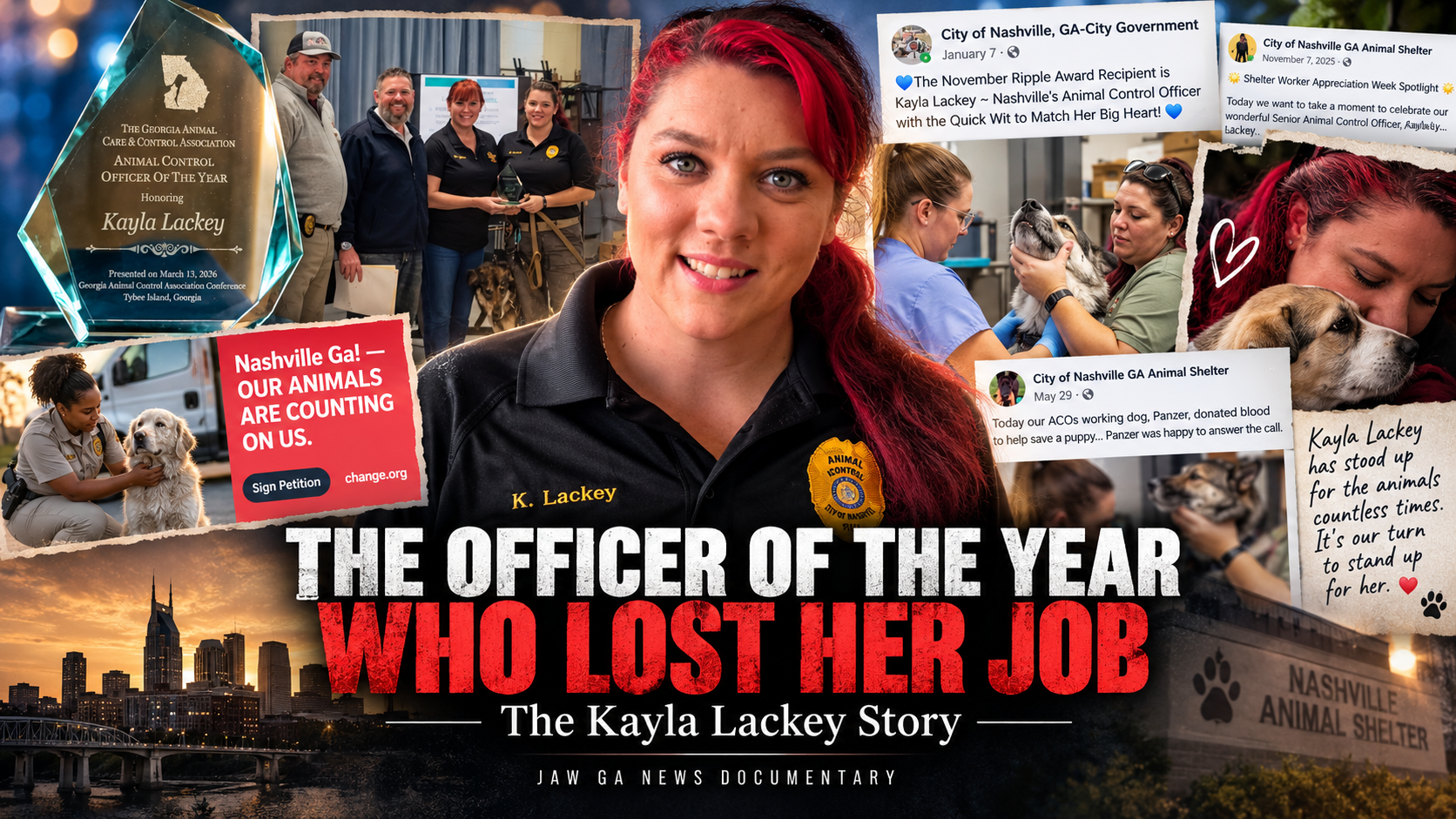 THE OFFICER OF THE YEAR WHO LOST HER JOB